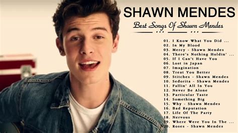 shawn mendes song list